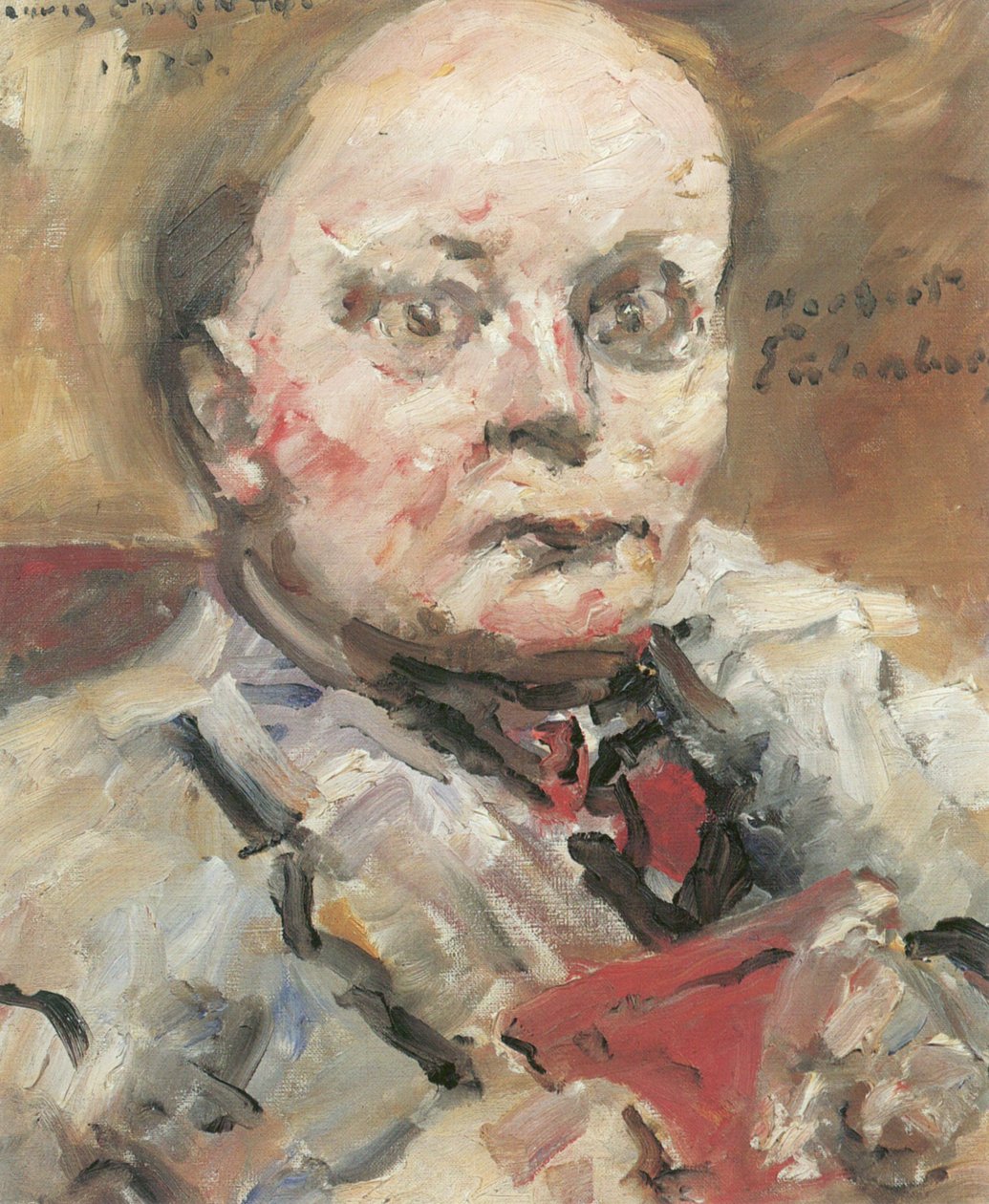 Portret poety Herberta Eulenberga autorstwa Lovis Corinth