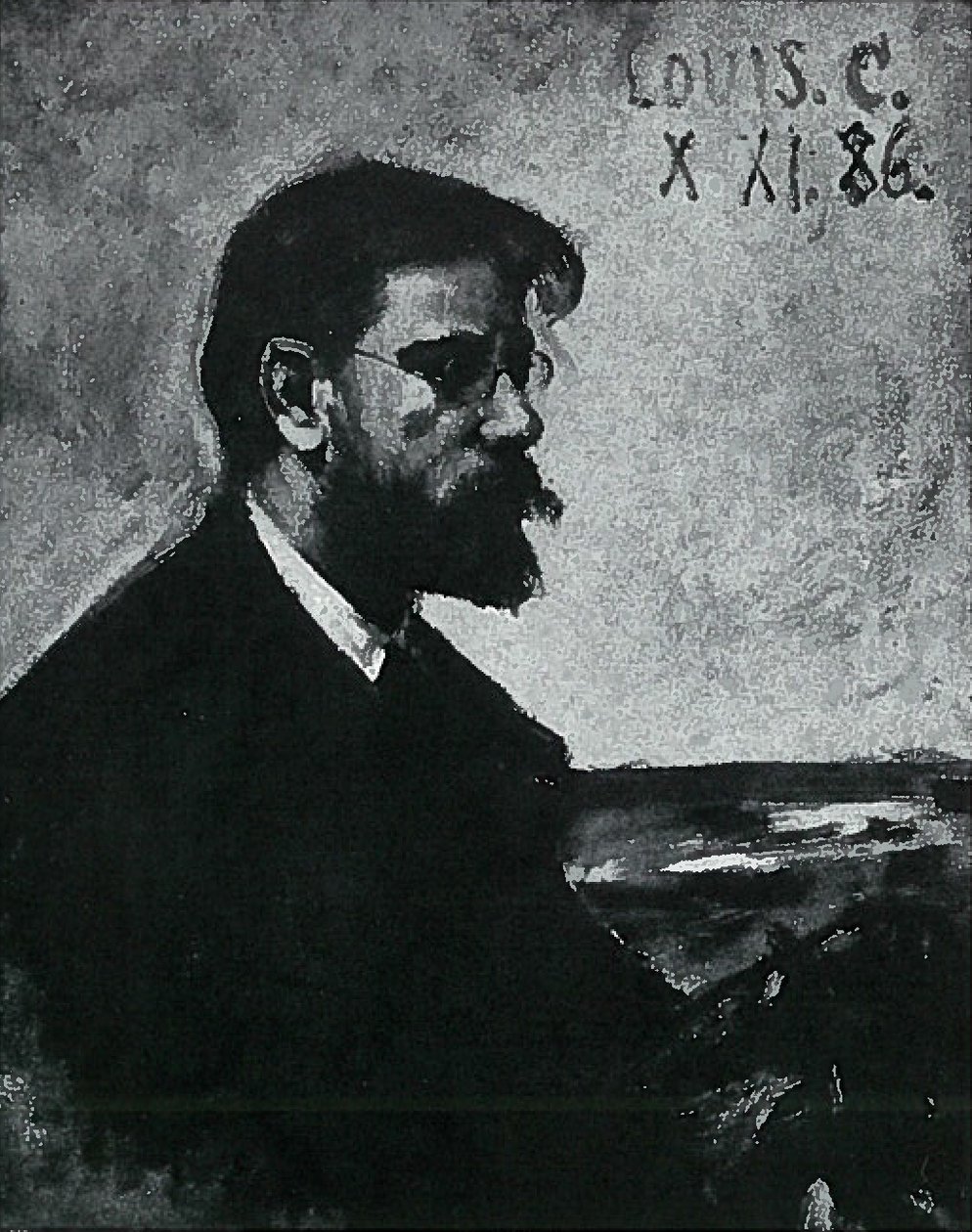 Portret malarza Heinricha Frickena autorstwa Lovis Corinth