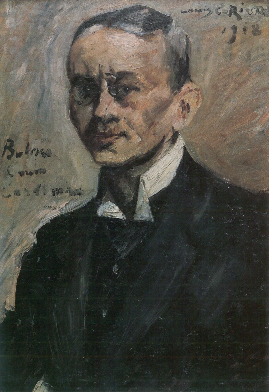 Portret pisarza Carla Bulcken autorstwa Lovis Corinth
