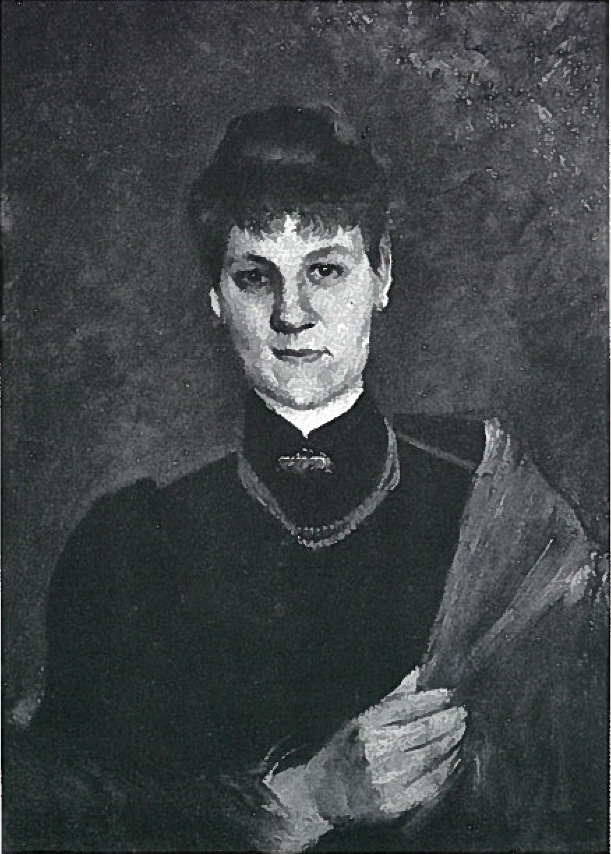 Portret kobiety z koralowymi naszyjnikami autorstwa Lovis Corinth