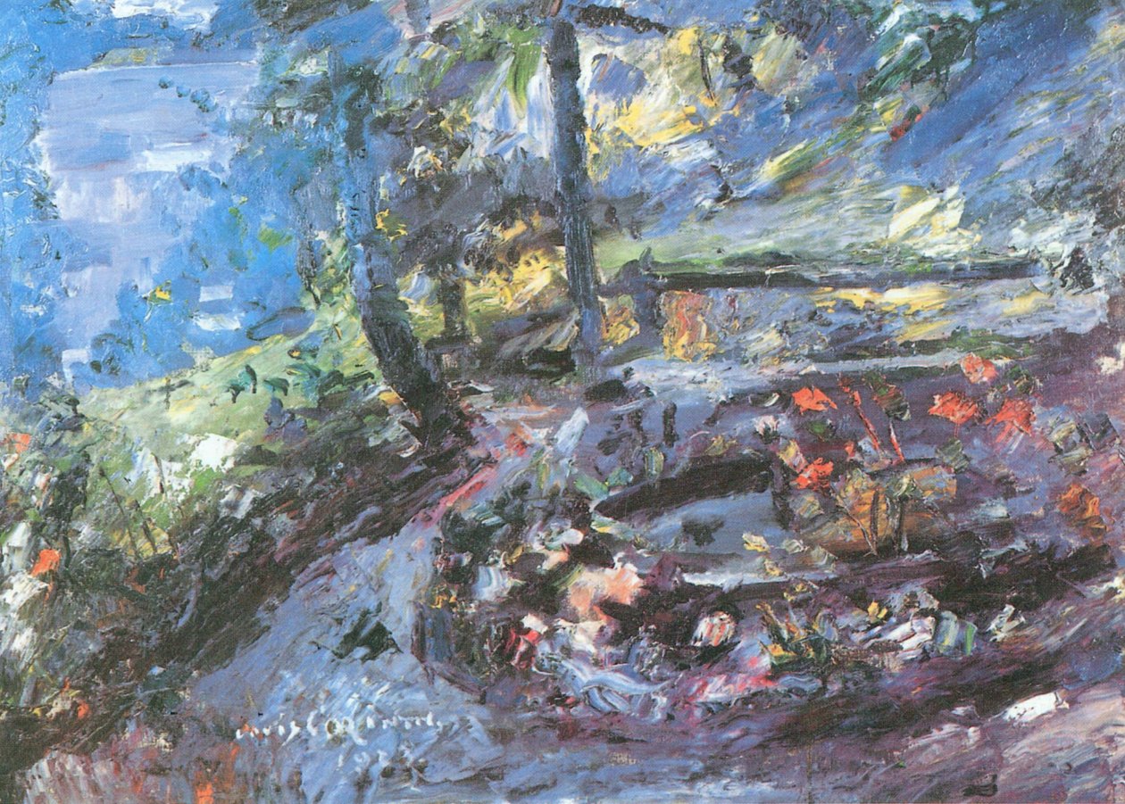 Deszczowy nastrój nad Walchensee autorstwa Lovis Corinth
