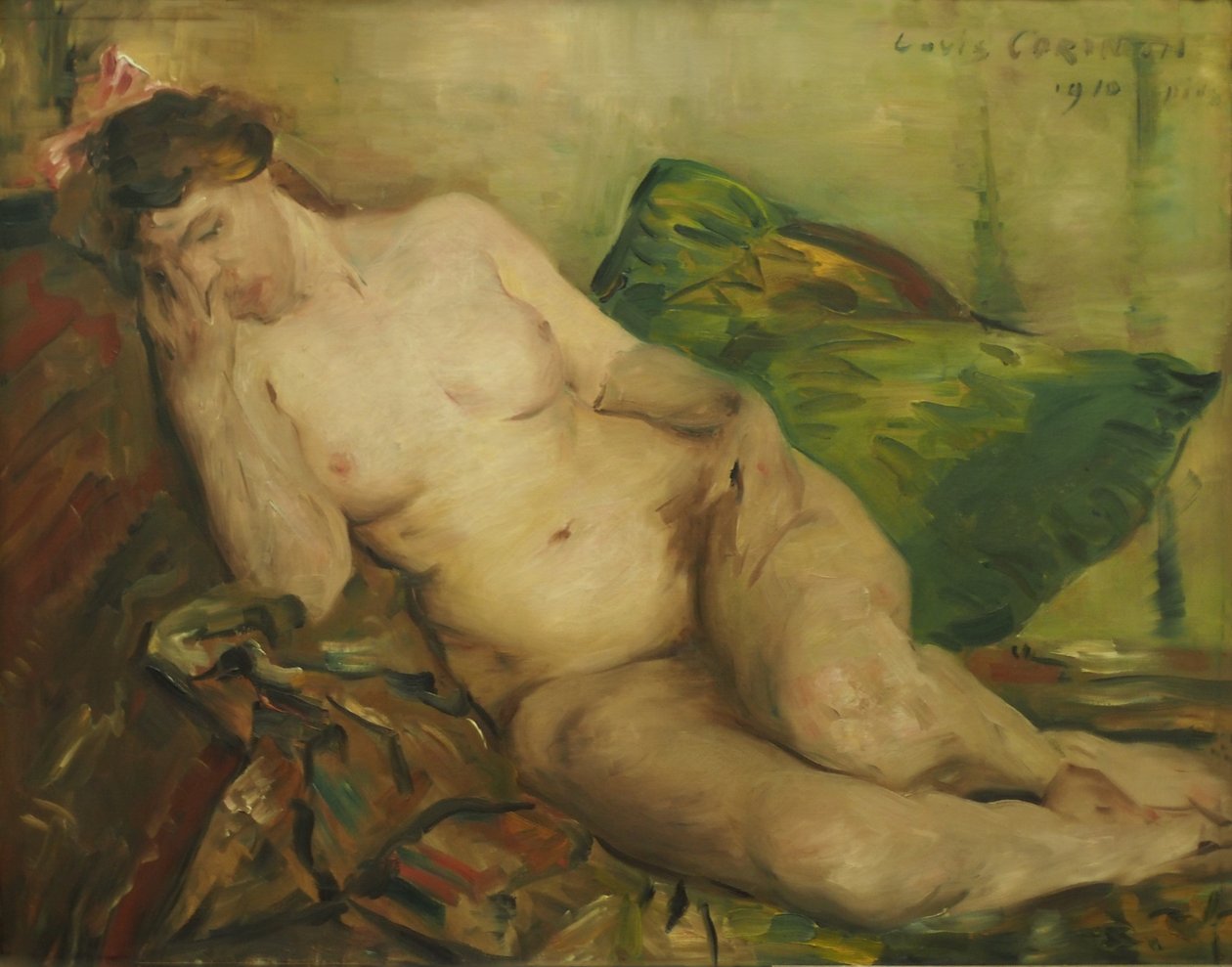 Akt uśpiony autorstwa Lovis Corinth
