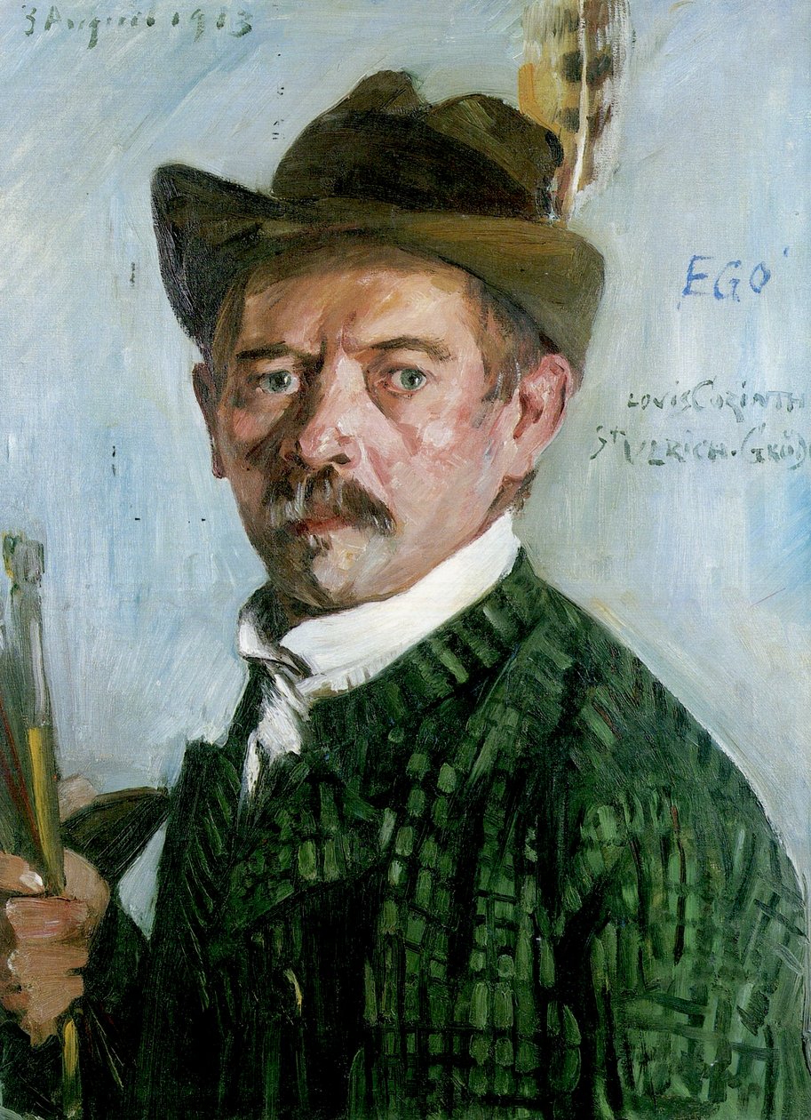 Autoportret w tyrolskim kapeluszu autorstwa Lovis Corinth