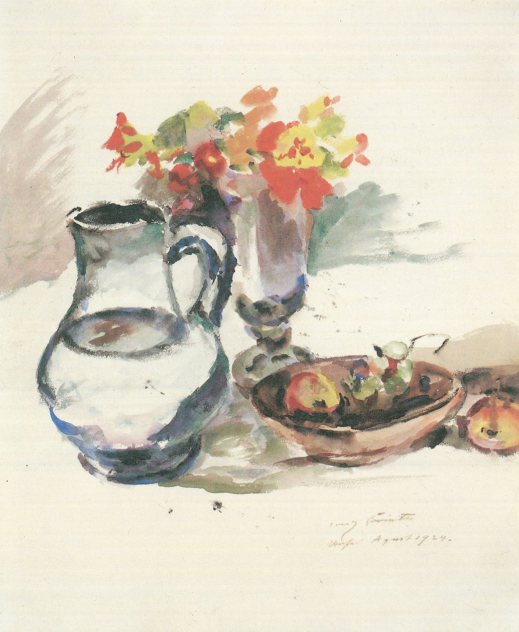 Martwa natura Kapuziner-Straun autorstwa Lovis Corinth