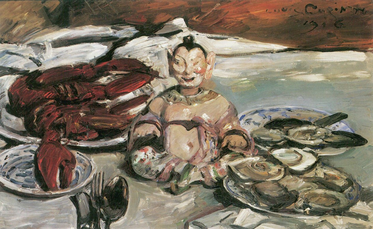 Martwa natura z pagodami autorstwa Lovis Corinth