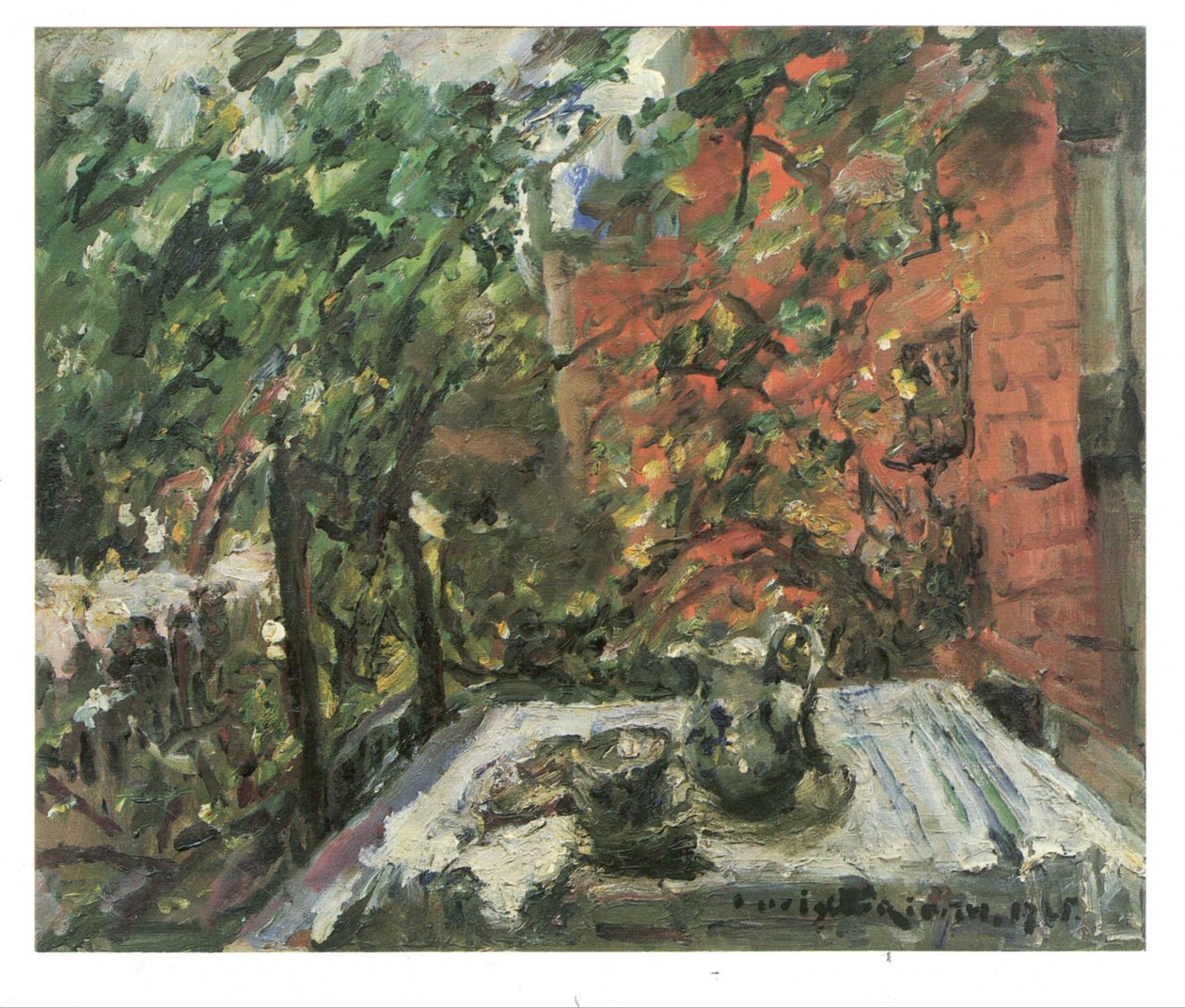 Nieszpory na balkonie autorstwa Lovis Corinth