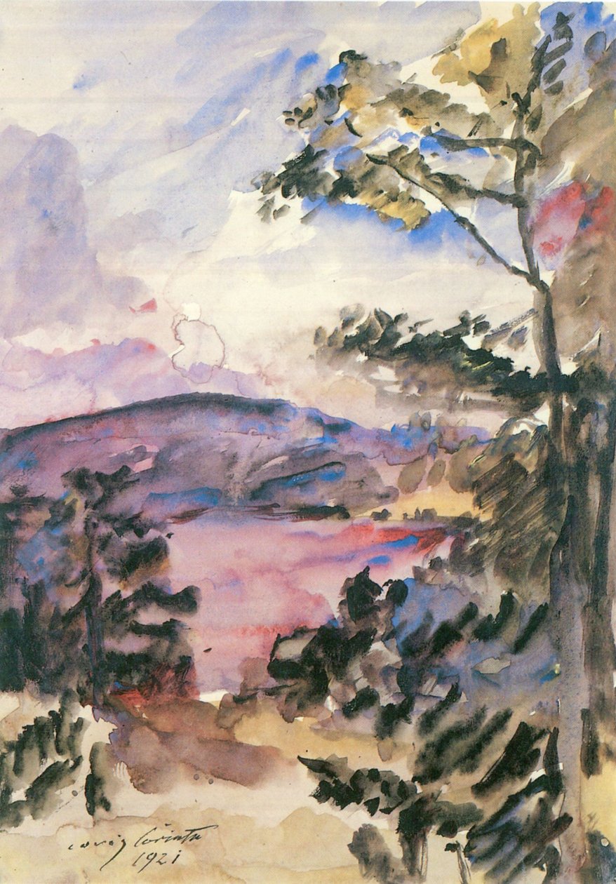 Walchensee, wieczorny nastrój autorstwa Lovis Corinth
