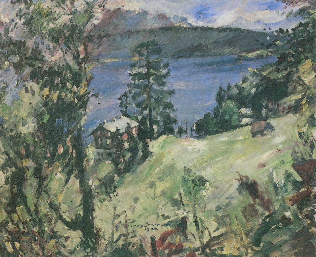 Walchenseelandschaftn autorstwa Lovis Corinth