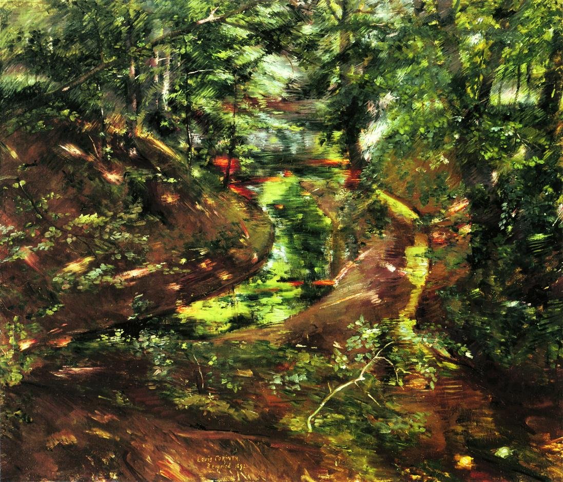 Waldinneres w Bernried autorstwa Lovis Corinth