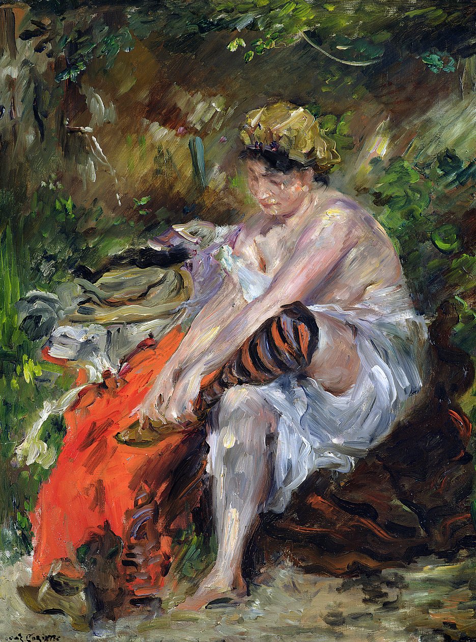 Po pływaniu, 1906 autorstwa Lovis Corinth