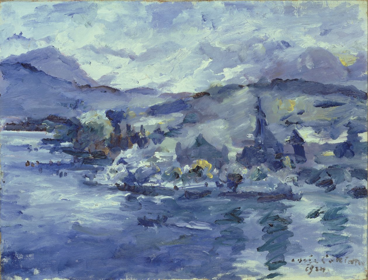 Popołudnie nad Jeziorem Czterech Kantonów, 1924 autorstwa Lovis Corinth