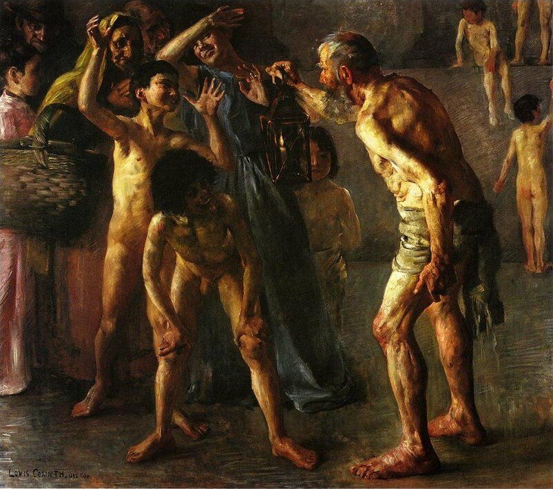 Diogenes autorstwa Lovis Corinth