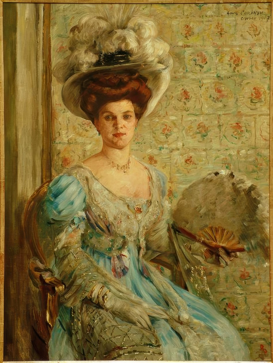 Portret hrabiny Finkh (Eleonore von Wilke) autorstwa Lovis Corinth