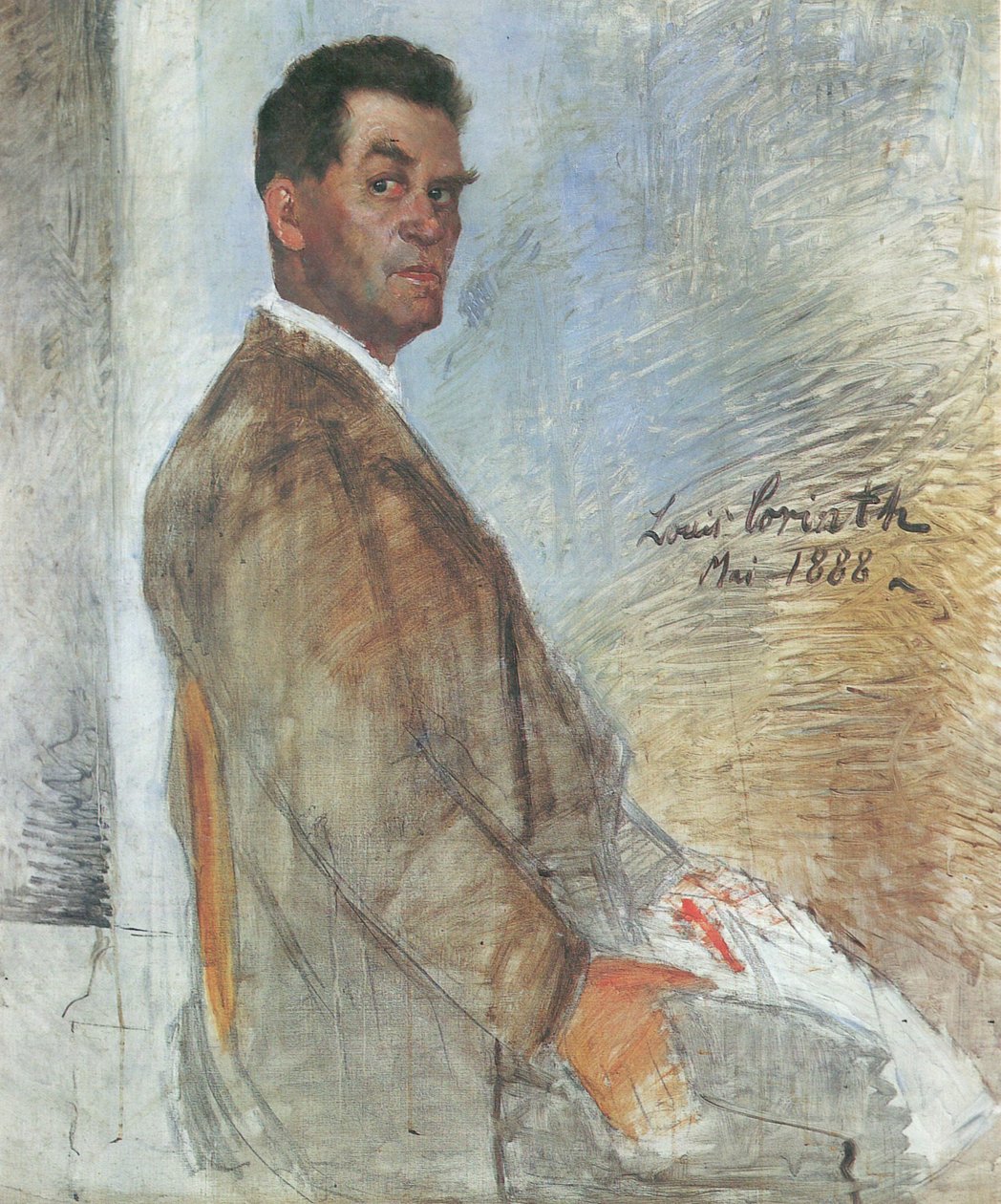 Portret Franza Heinricha Corinth autorstwa Lovis Corinth