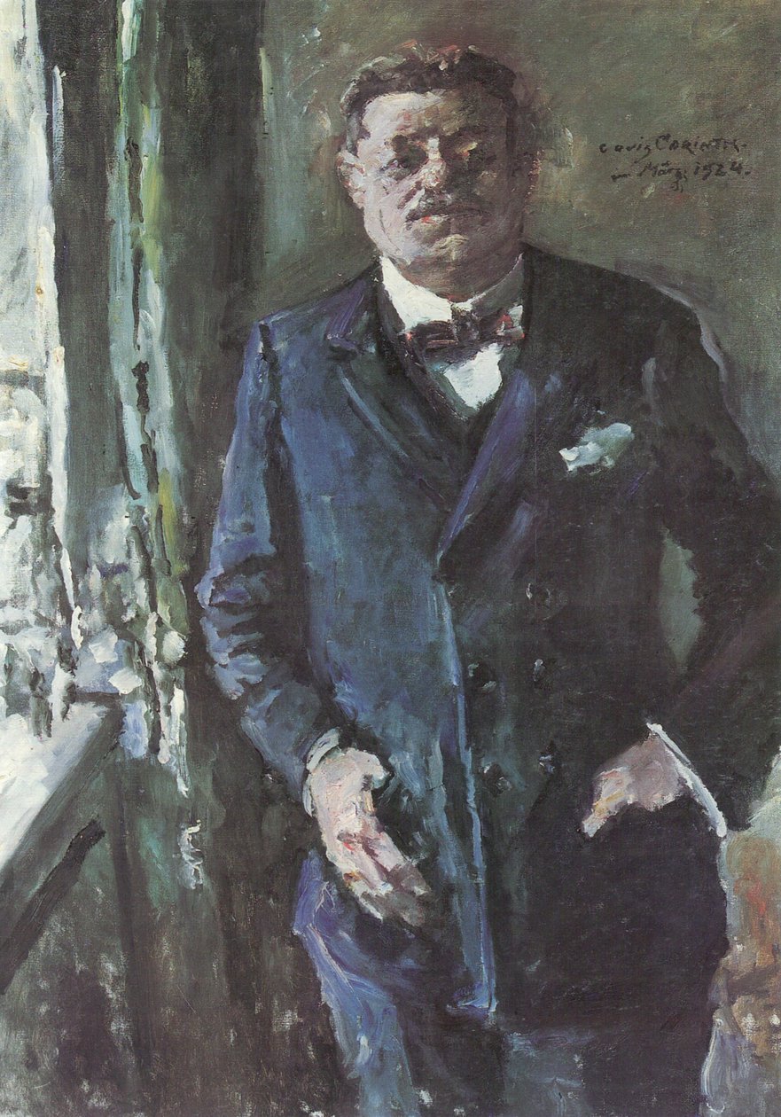 Portret prezydenta Rzeszy Friedricha Eberta autorstwa Lovis Corinth
