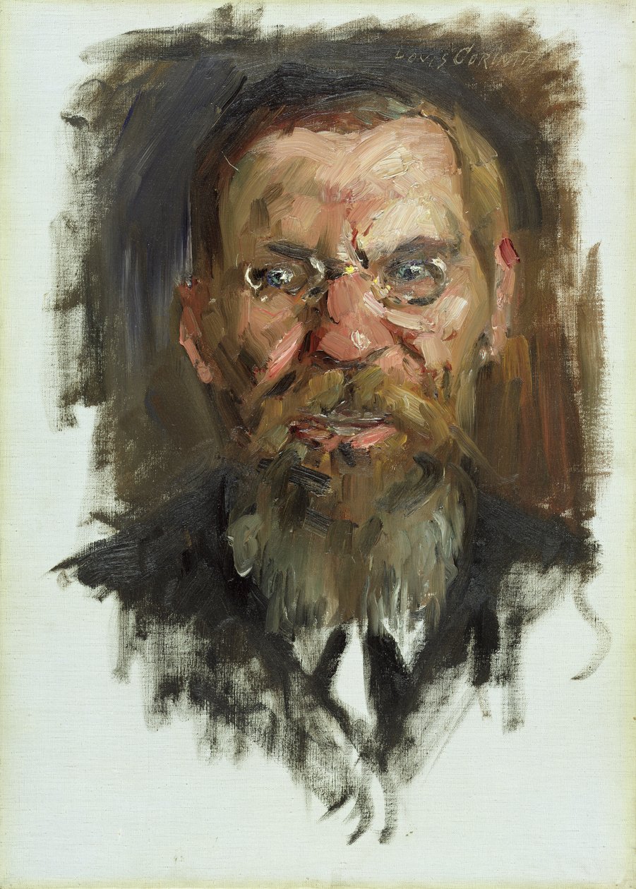 Studium do portretu profesora dr Eduarda Meyera, 1910 autorstwa Lovis Corinth