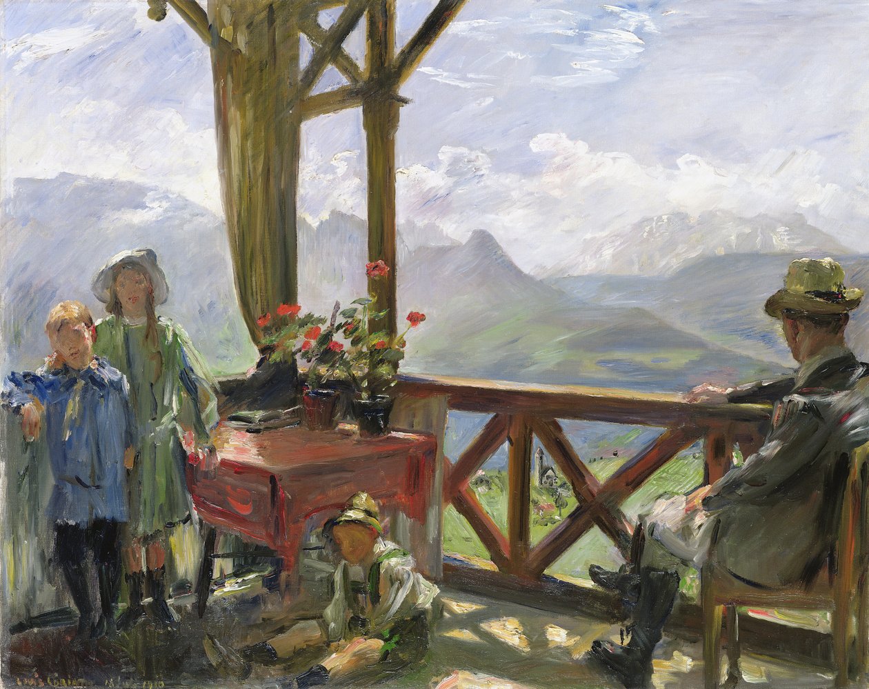 Klobenstein, 1910 autorstwa Lovis Corinth