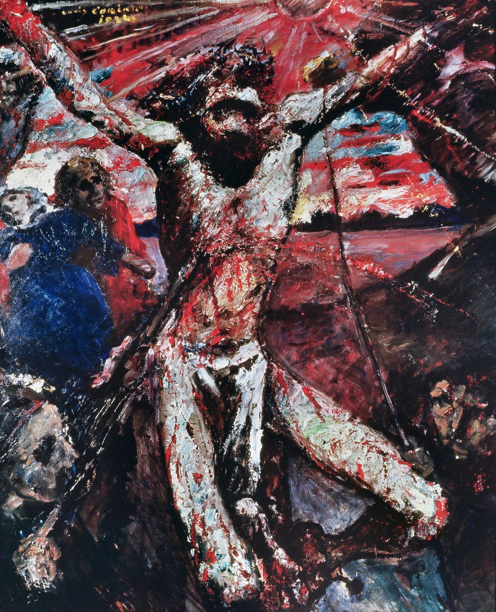Czerwony Chrystus, 1922 autorstwa Lovis Corinth