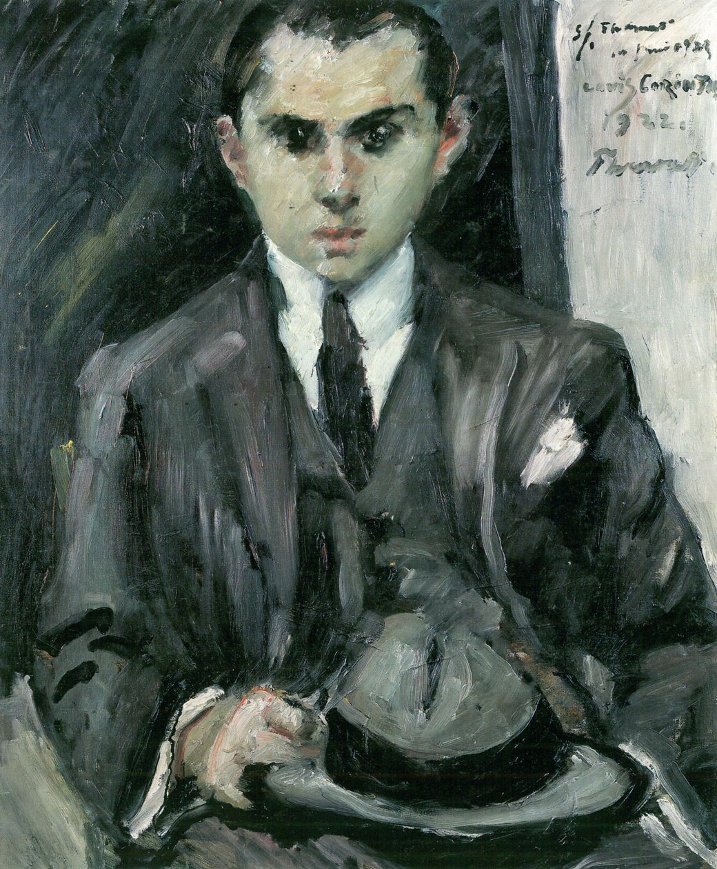 Tomasz z kapeluszem w ręku autorstwa Lovis Corinth
