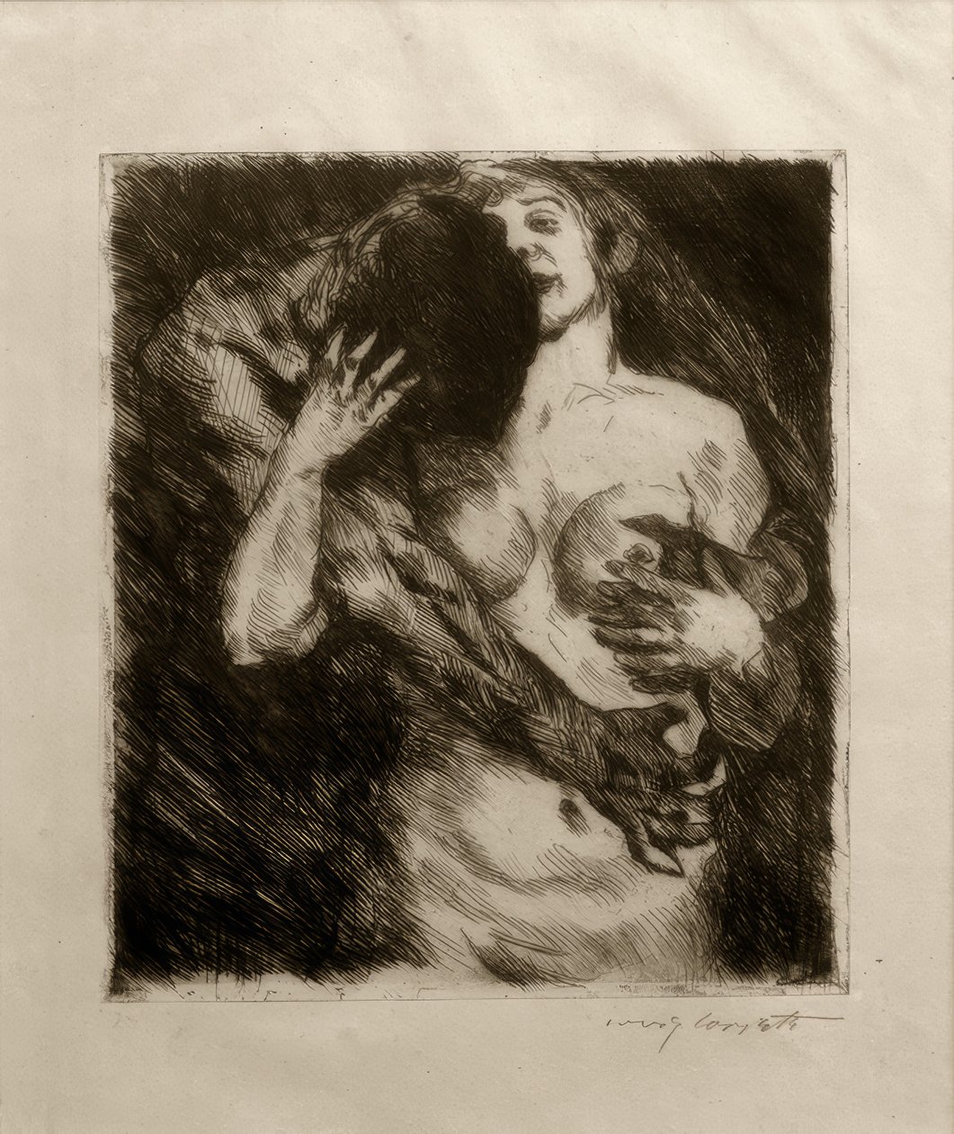 przytulać autorstwa Lovis Corinth