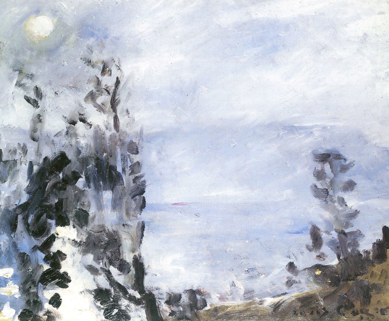 Walchensee, Junimond autorstwa Lovis Corinth