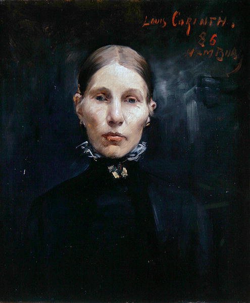 Portret kobiety z Hamburga autorstwa Lovis  Corinth