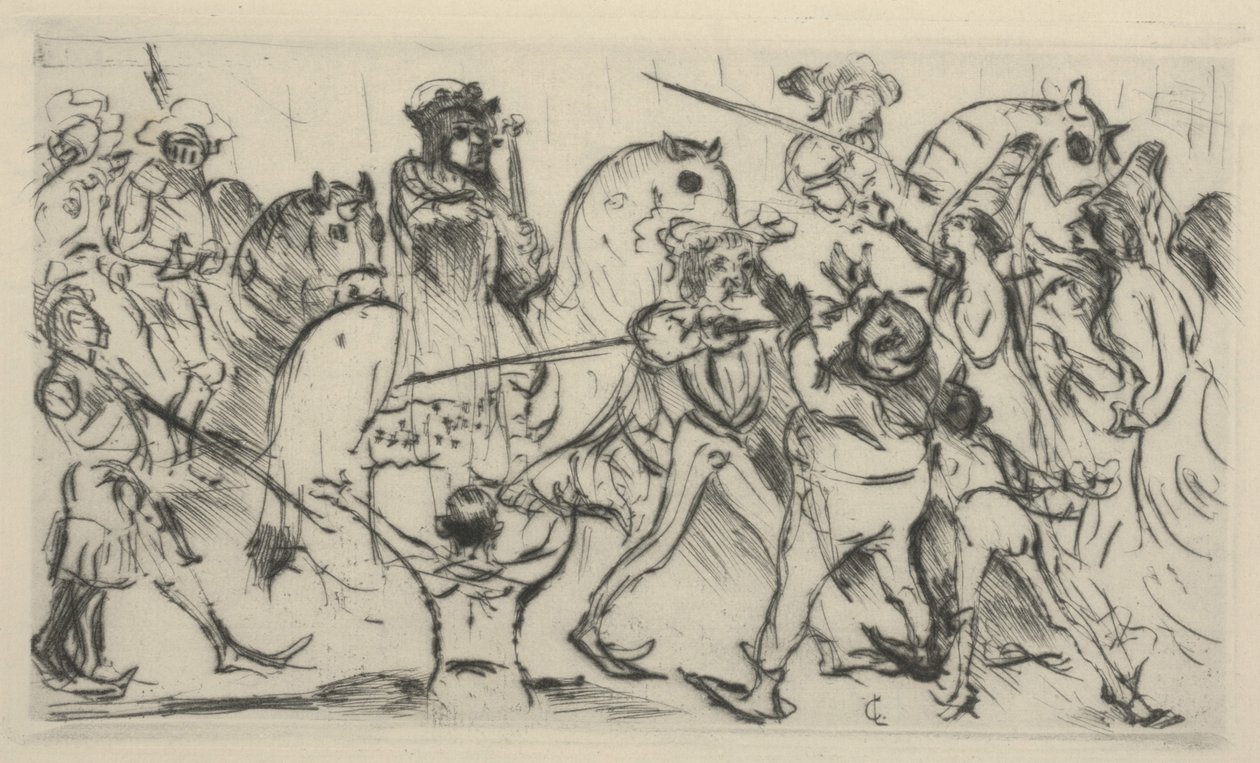Koronacja Henryka V (Kronung Heinrichs V) autorstwa Lovis  Corinth