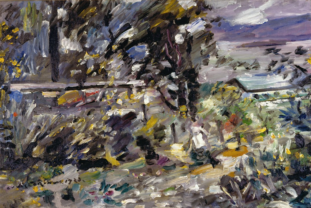 Walchensee, Silverway autorstwa Lovis (1858 1925) Corinth
