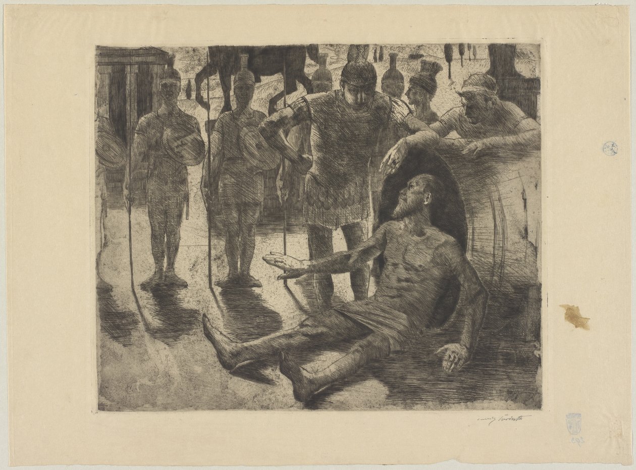 Aleksander i Diogenes autorstwa Lovis Corinth