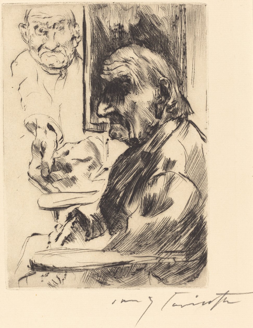 Alter Mann Stary człowiek, 1916. autorstwa Lovis Corinth