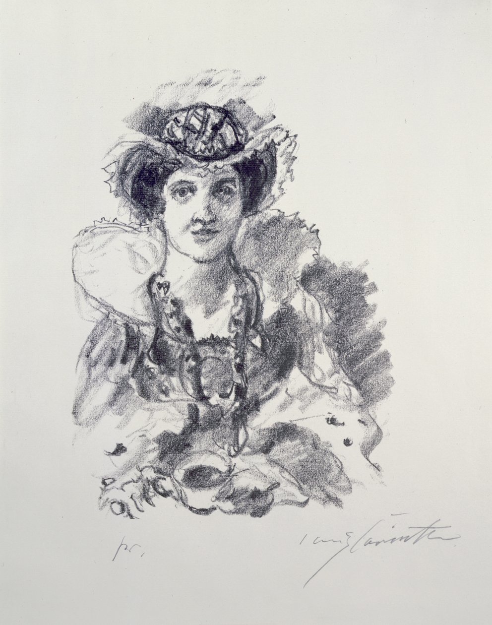 Anna Boleyn podczas turnieju autorstwa Lovis Corinth