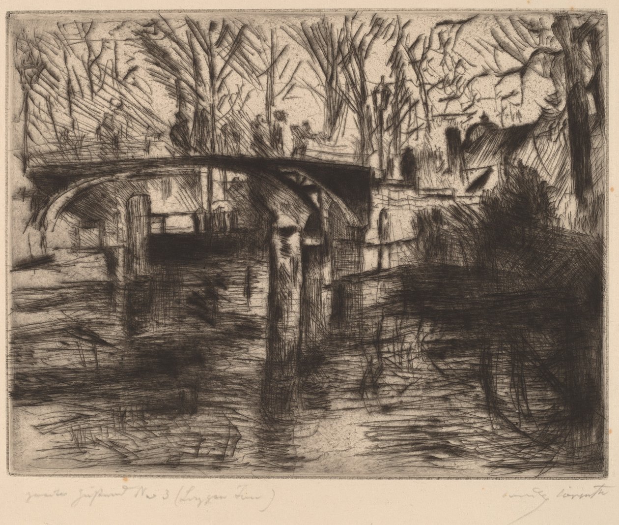 Z Tiergarten (Z Tiergarten) autorstwa Lovis Corinth