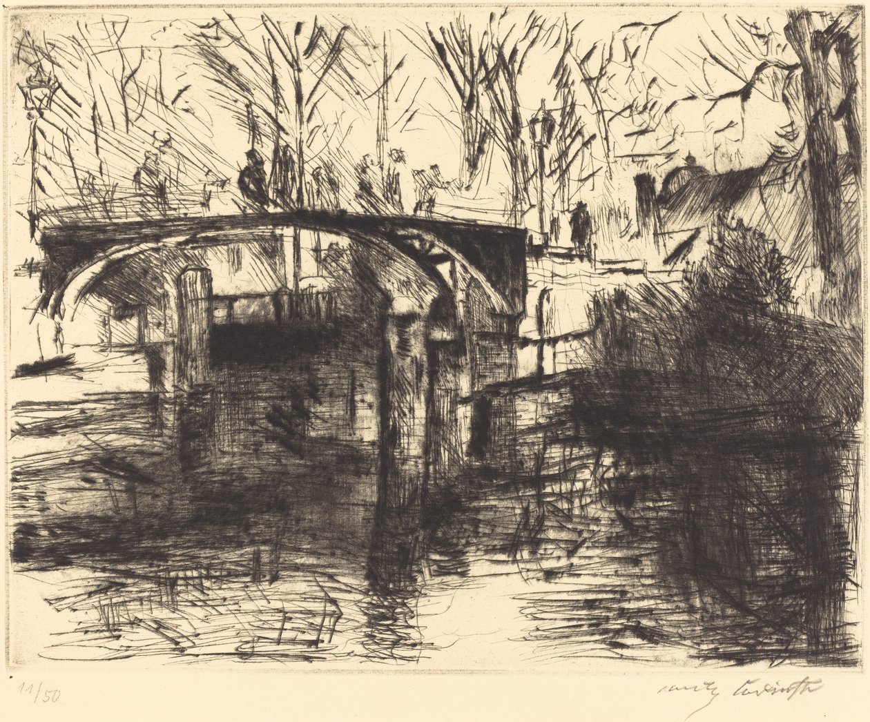 Widok na Tiergarten autorstwa Lovis Corinth
