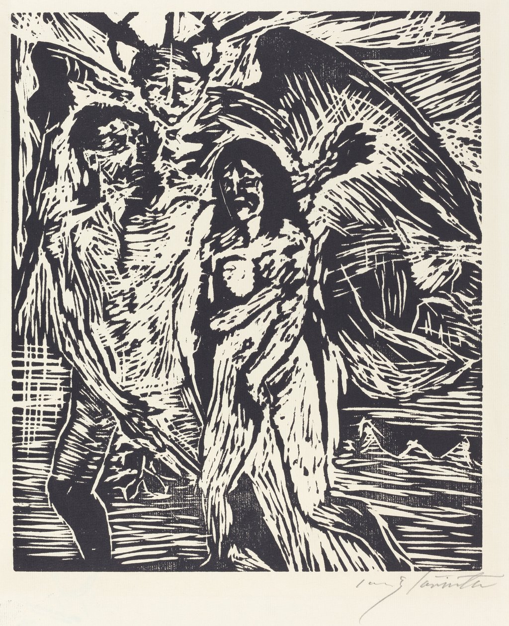 Wypędzenie z raju (Wypędzenie z raju) autorstwa Lovis Corinth