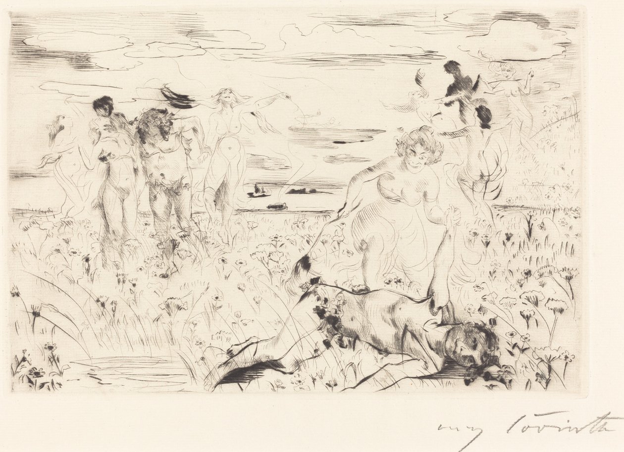 Bachnal, 1914. autorstwa Lovis Corinth
