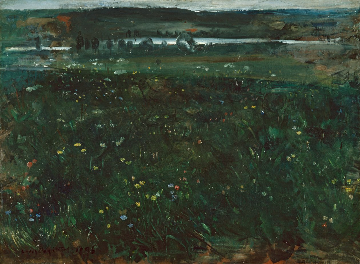 W pobliżu Unterschäftlarn nad Izarą autorstwa Lovis Corinth