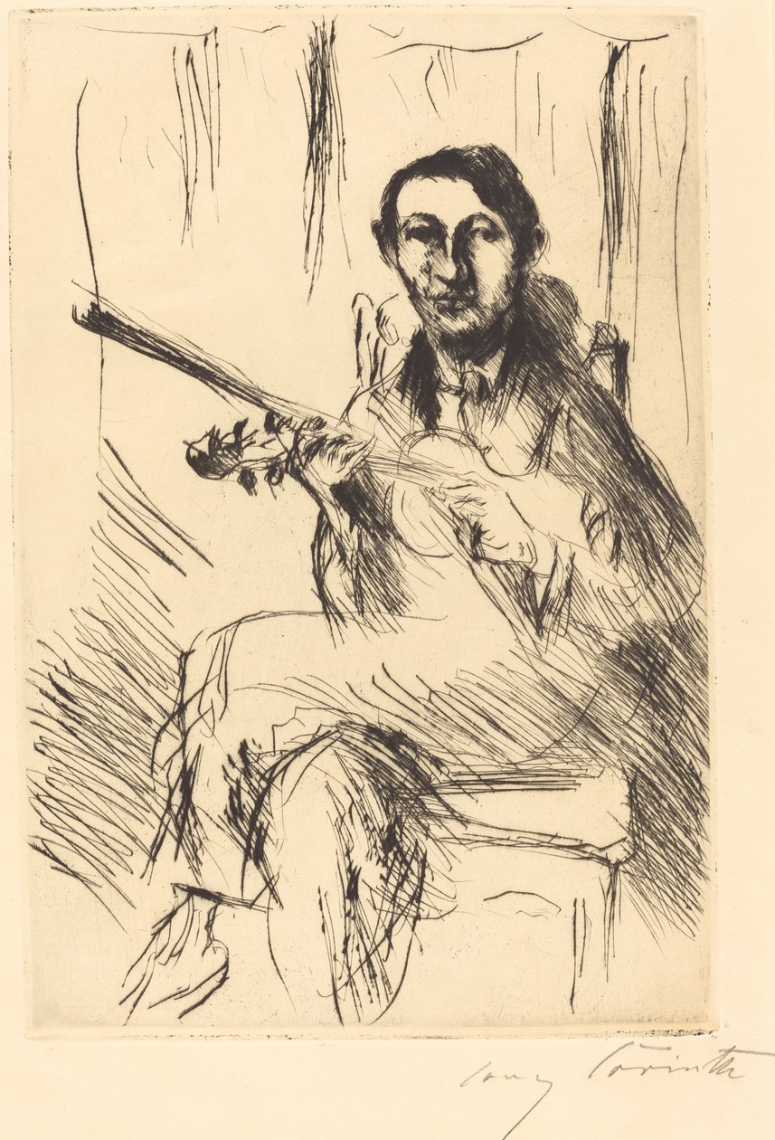 Portret Andreasa Weissgaerbera autorstwa Lovis Corinth
