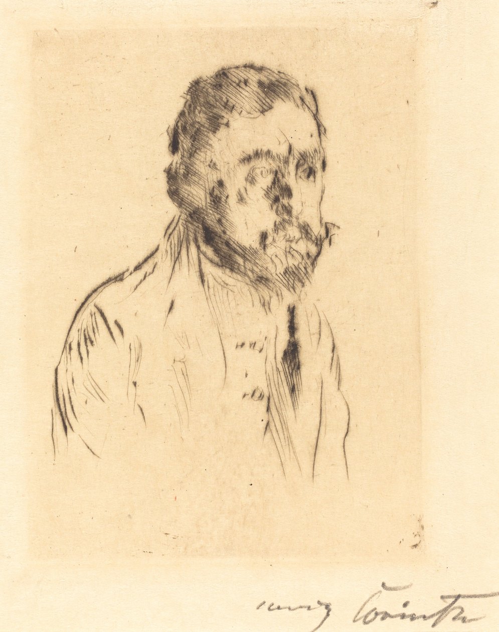 portret studyjny H. Św. (Studium portretowe św. H.) autorstwa Lovis Corinth