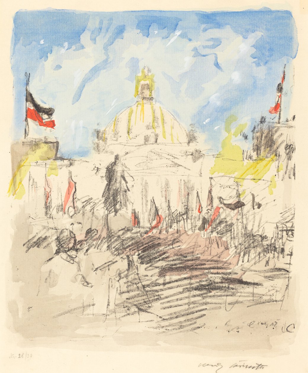 Bismarckfeier (święto Bismarcka) autorstwa Lovis Corinth
