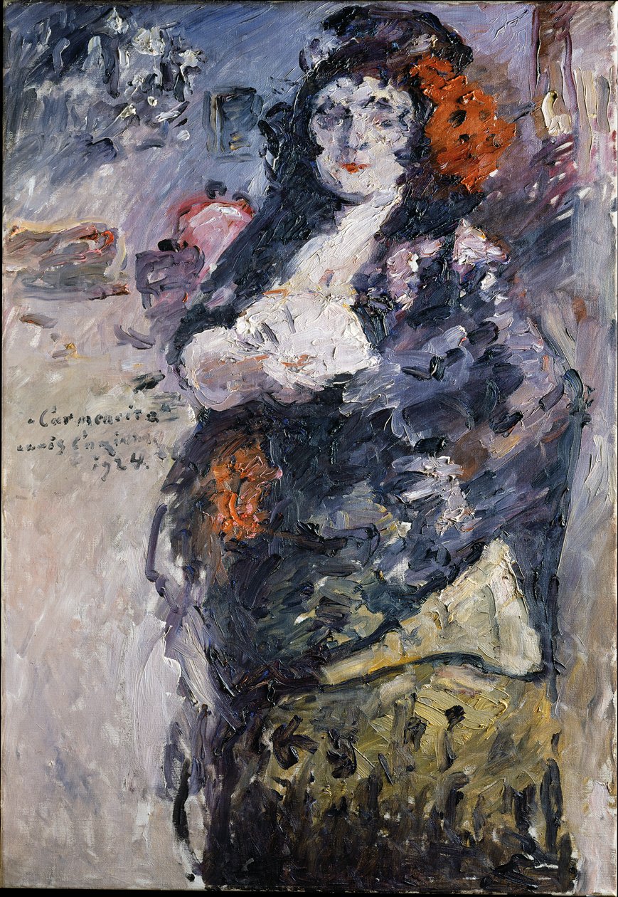 „Carmencita”, portret Charlotte Berend-Corinth w stroju hiszpańskim autorstwa Lovis Corinth