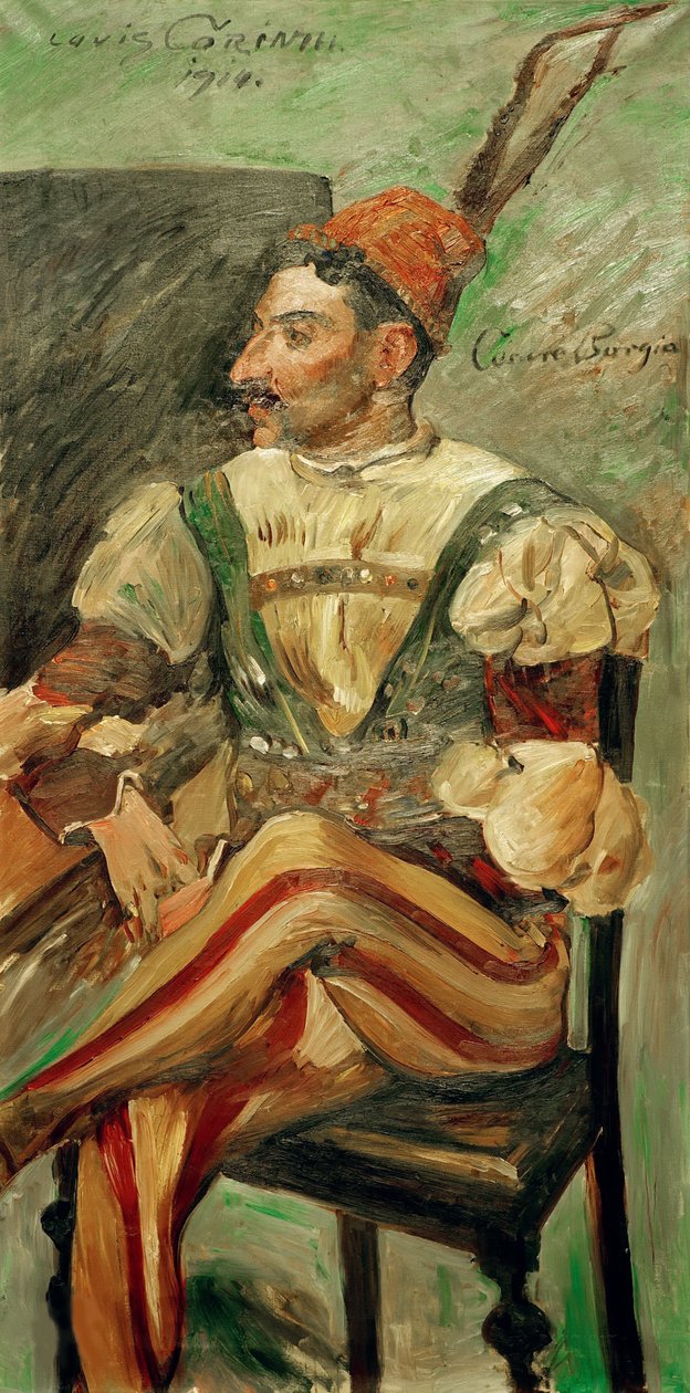 Cesare Borgia Arthur Kraft, 1914. autorstwa Lovis Corinth