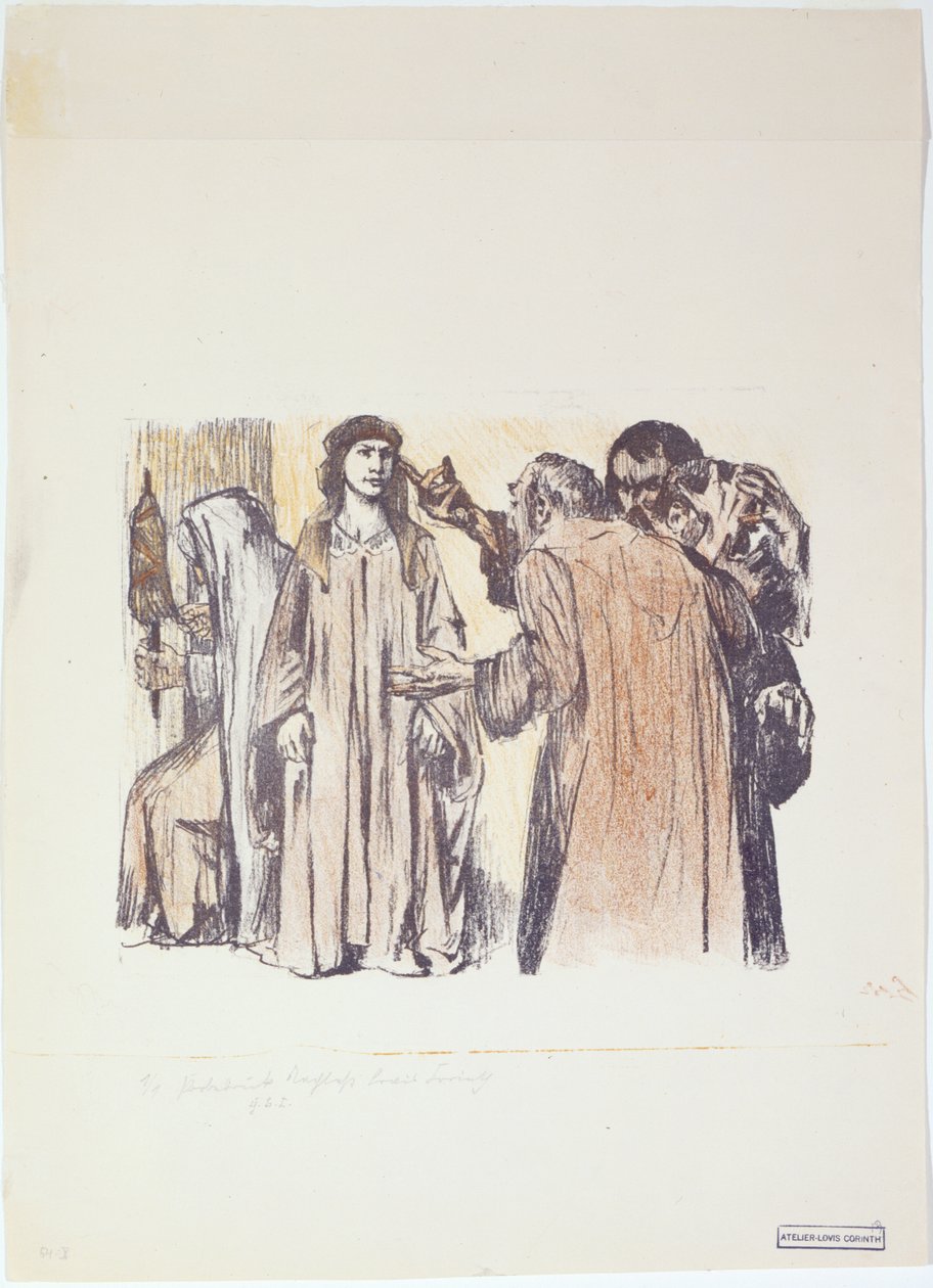 Chambri i Charmi w domu Judyty autorstwa Lovis Corinth