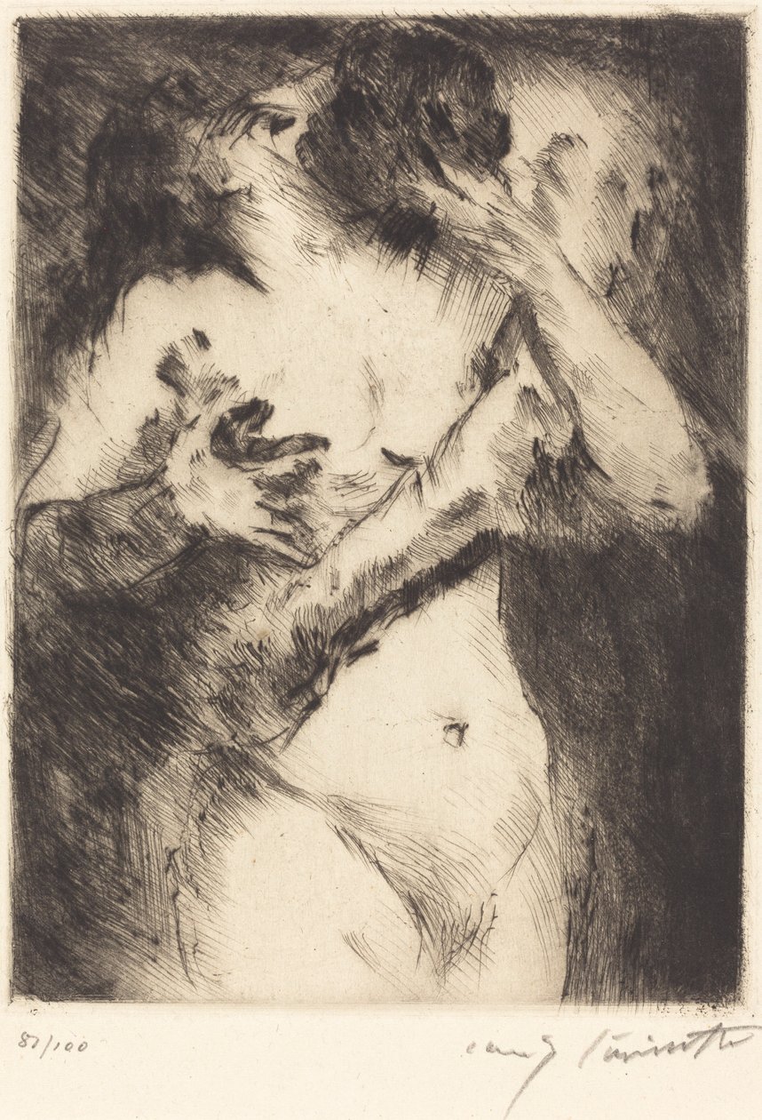 Pocałunek autorstwa Lovis Corinth