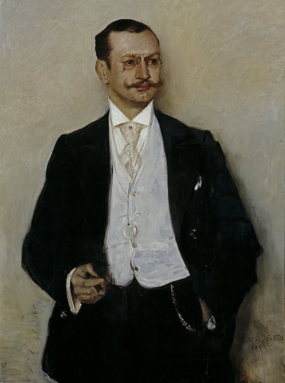 Tam maluje Carl Strathmann autorstwa Lovis Corinth