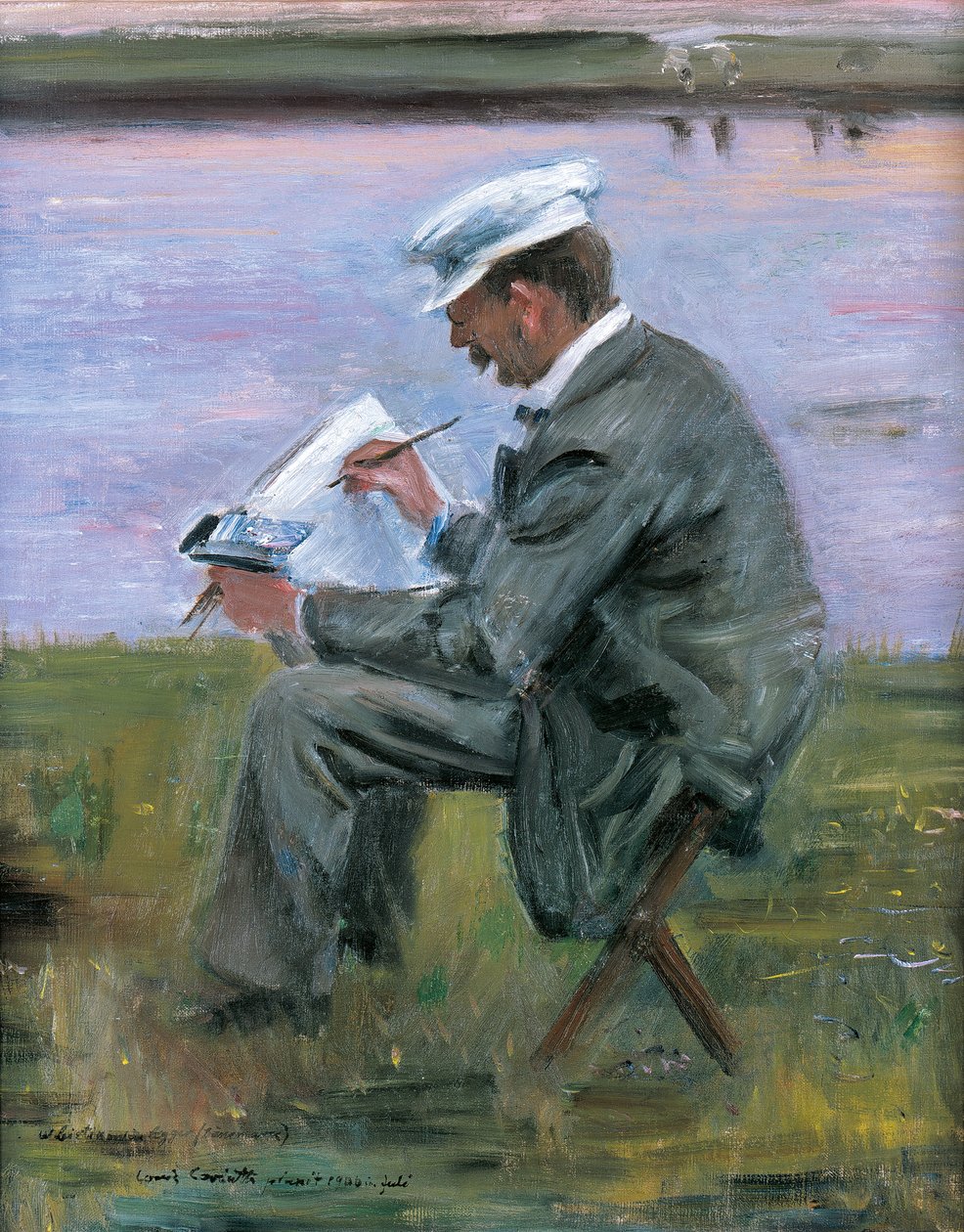 Malarz Leistikow autorstwa Lovis Corinth