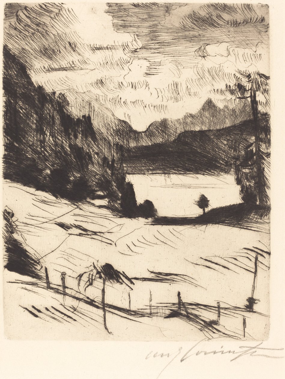 Der Walchensee Walchensee, 1920. autorstwa Lovis Corinth