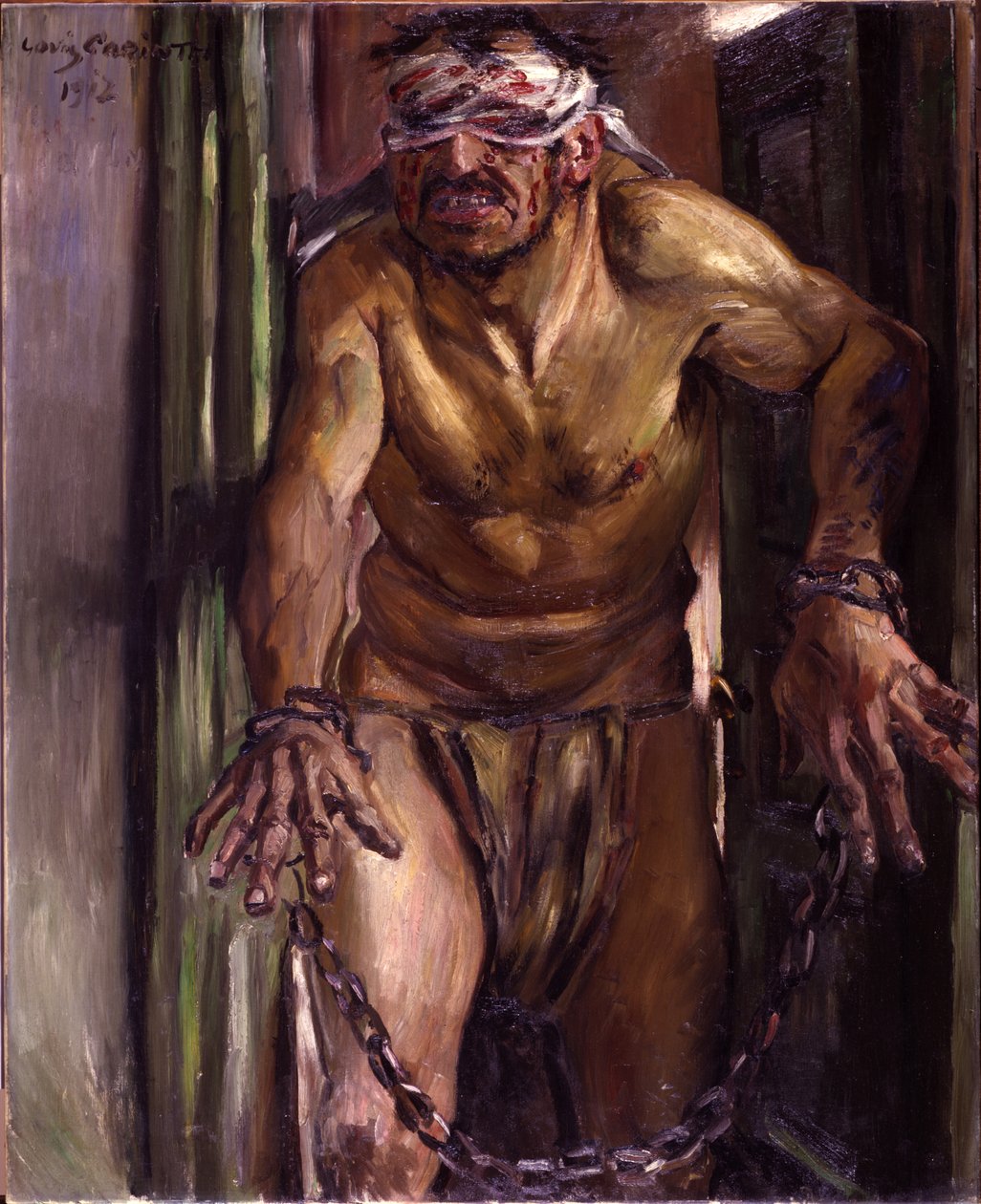 Oślepiony Samson autorstwa Lovis Corinth