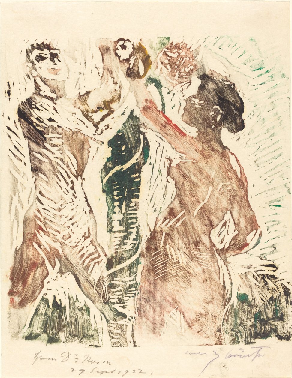 Upadek człowieka autorstwa Lovis Corinth