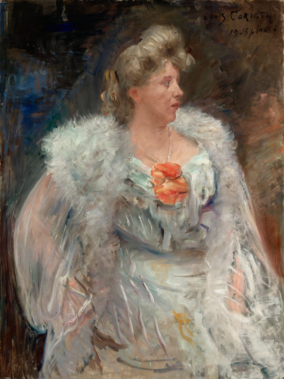 Piosenkarka Frieda Halbe autorstwa Lovis Corinth