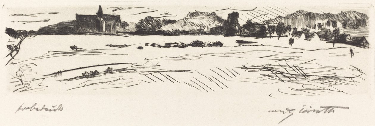 Krajobraz z wydmami, 1917. autorstwa Lovis Corinth